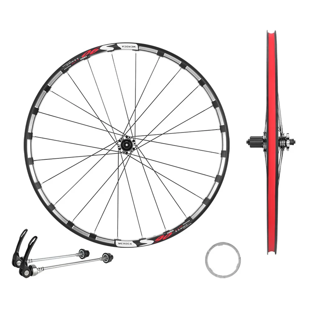MTB Wheelset 26/27.5/29inch Straight Pull Mountain Bike Wheelse QR Alloy Wheels 100mm*135mm 7-11Speed Front 2 Rear 4 Bearings
MTB Wheelset 26/27.5/29inch Straight Pull Mountain Bike Wheelse QR Alloy Wheels 100mm*135mm 7-11Speed Front 2 Rear 4 Bearings