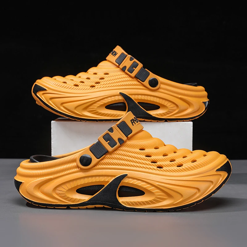 Hot Selling Fashion Orange Clogs Man Summer Comfort Soft Platform Sandals Men Non-slip Beach Sandals for Men sandalias hombre
Hot Selling Fashion Orange Clogs Man Summer Comfort Soft Platform Sandals Men Non-slip Beach Sandals for Men sandalias hombre
