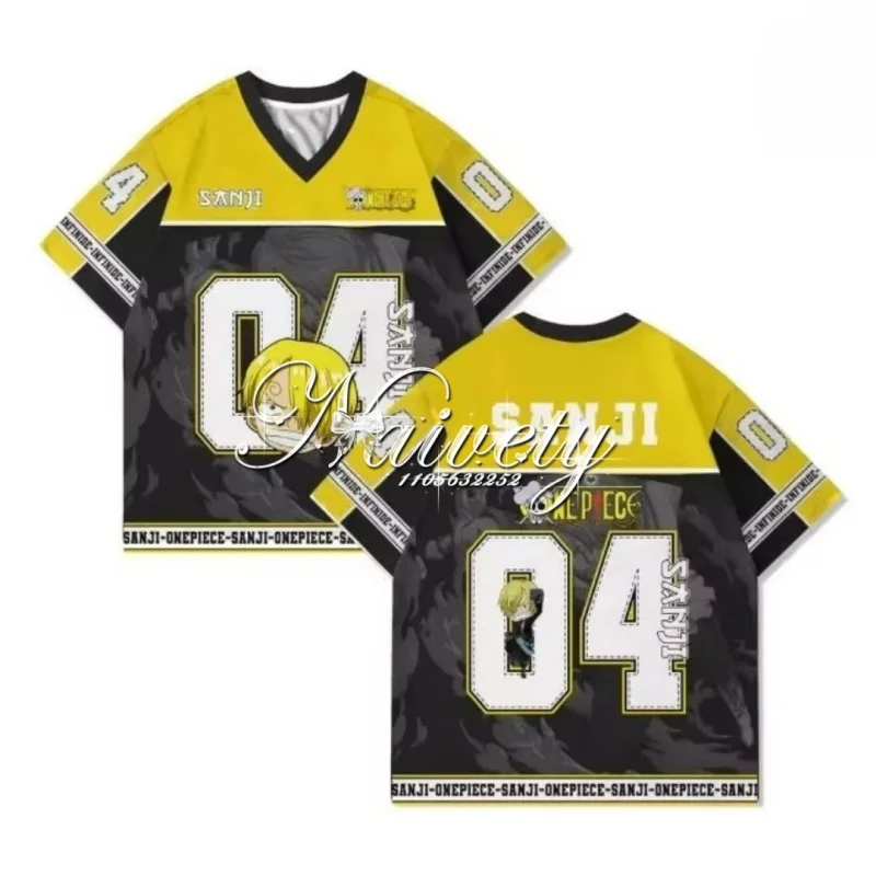 One Piece Sanji 04 Anime Print Football Jersey T-shirt 2026 Summer Quick Dry Sport Tops Oversized Tees for Adults & Kids
One Piece Sanji 04 Anime Print Football Jersey T-shirt 2026 Summer Quick Dry Sport Tops Oversized Tees for Adults & Kids