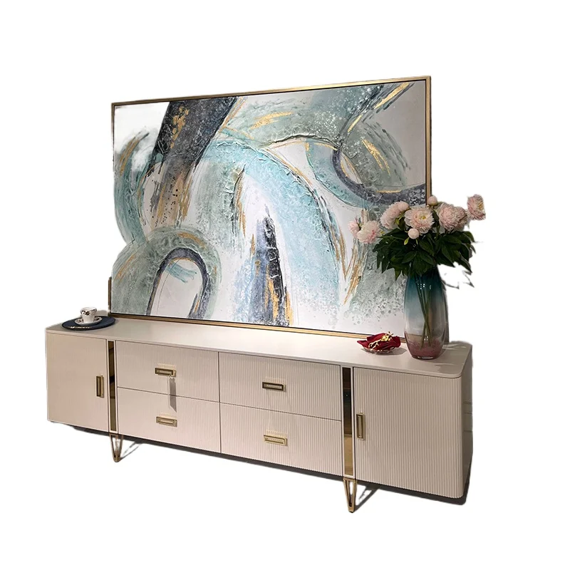 Simple Luxury Simple Curved TV Rack Durable Modern Home Office Furniture Cable TV Management
Simple Luxury Simple Curved TV Rack Durable Modern Home Office Furniture Cable TV Management