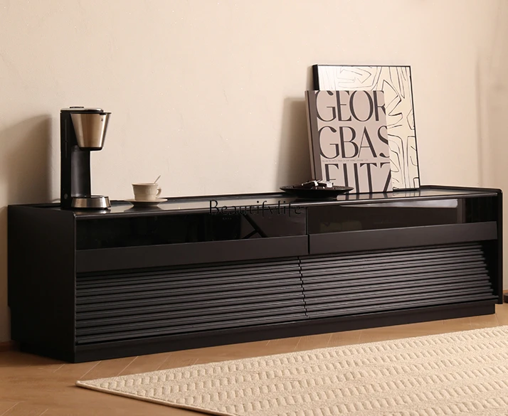Solid Wood Video Cabinet Coffee Table Combination Floor Living Room Floor Cabinet Simple Modern
Solid Wood Video Cabinet Coffee Table Combination Floor Living Room Floor Cabinet Simple Modern