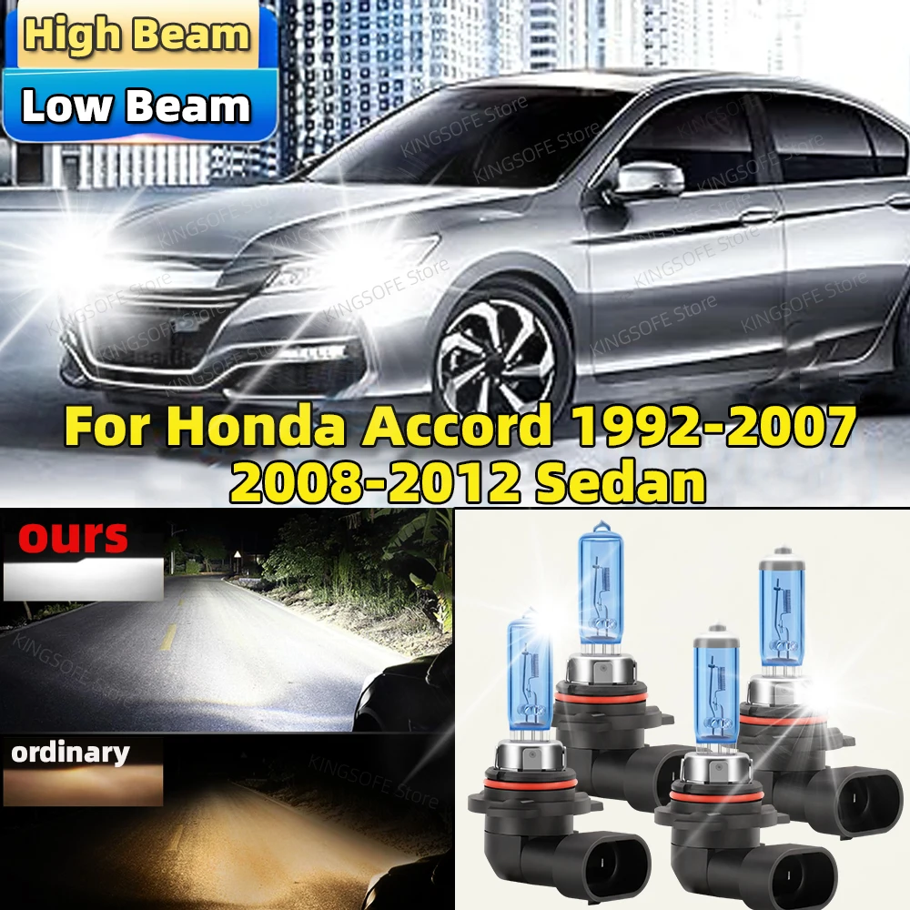 4Pcs 100W Super White Car Headlight Lamp 6500K Halogen Bulb For Honda Accord 1992-2012 2005 2006 2007 2008 2009 2010 2011
4Pcs 100W Super White Car Headlight Lamp 6500K Halogen Bulb For Honda Accord 1992-2012 2005 2006 2007 2008 2009 2010 2011