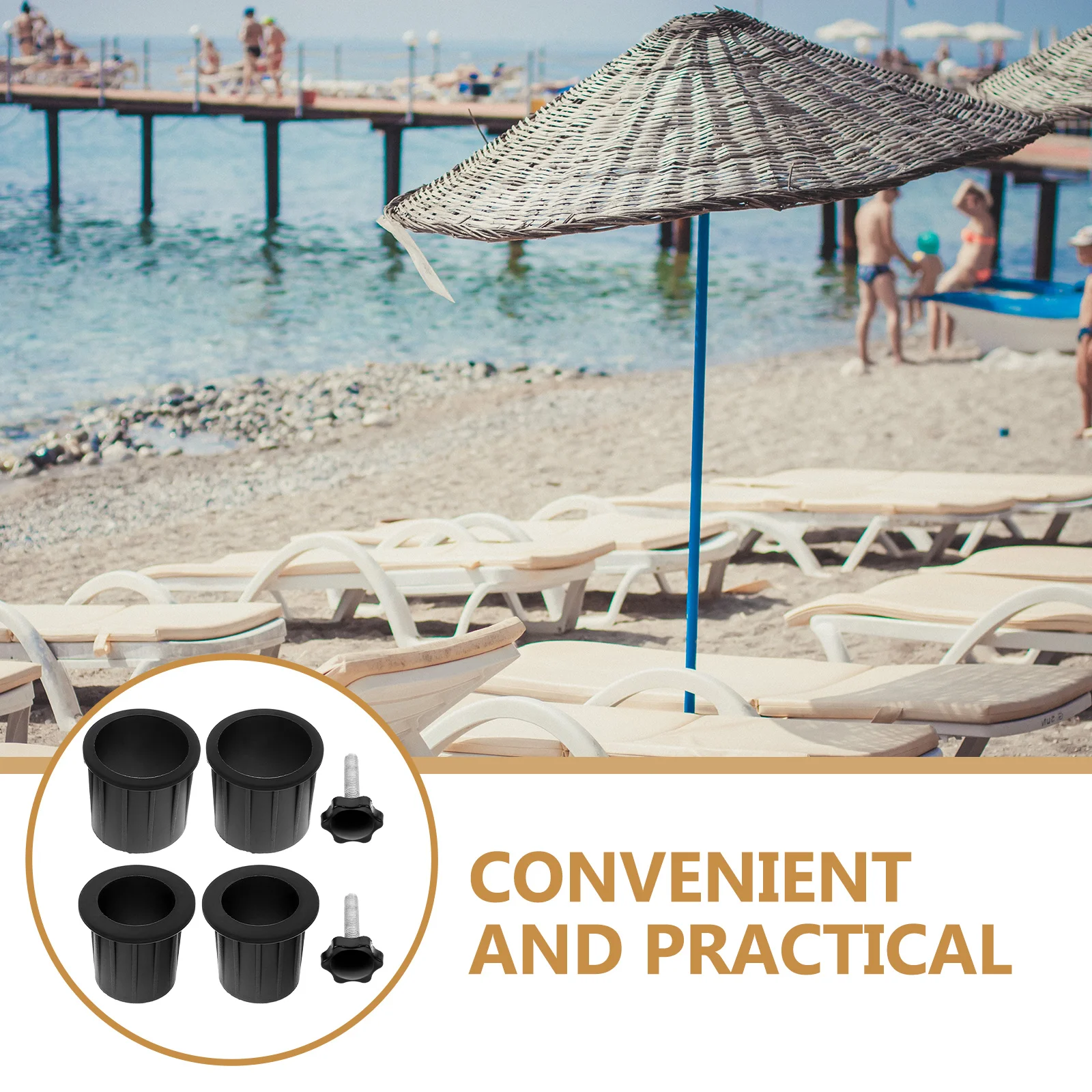 6 Pieces Umbrella Base Accessories Durable Parasol Hole Plugs Outdoor Furniture Patio Table Black Color Umbrella Parts
6 Pieces Umbrella Base Accessories Durable Parasol Hole Plugs Outdoor Furniture Patio Table Black Color Umbrella Parts