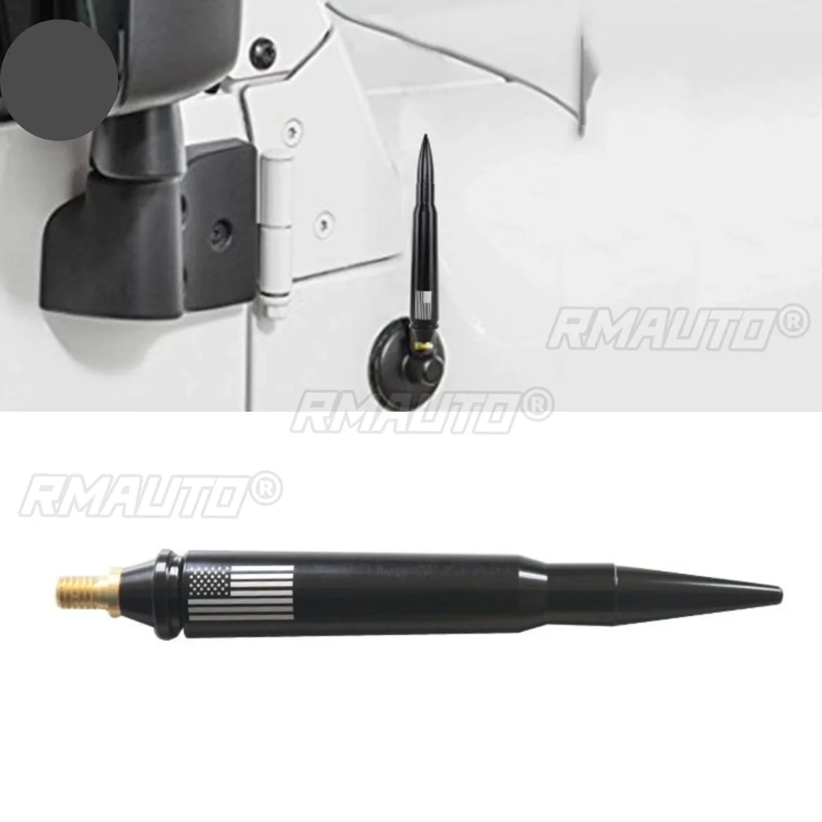 Universal Car Bullet Head Antenna for Jeep Wrangler 1997-2022 Body Kit Car Accessories
Universal Car Bullet Head Antenna for Jeep Wrangler 1997-2022 Body Kit Car Accessories