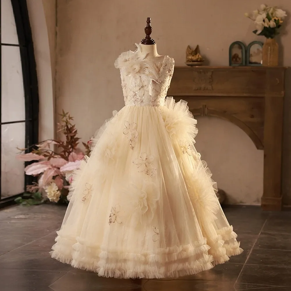 Princess Champagne Special Occasion Sequin Flower Girl Dress Wedding Pary Prom Perform Birthday Baby Child Kid Pageant Gown
Princess Champagne Special Occasion Sequin Flower Girl Dress Wedding Pary Prom Perform Birthday Baby Child Kid Pageant Gown