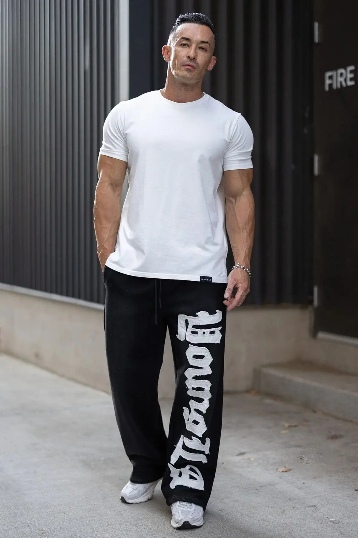 YOONGLA American style new men's sports pants for runners, exercise and fitness, cotton embroidery straight leg pants, casual pa
YOONGLA American style new men's sports pants for runners, exercise and fitness, cotton embroidery straight leg pants, casual pa