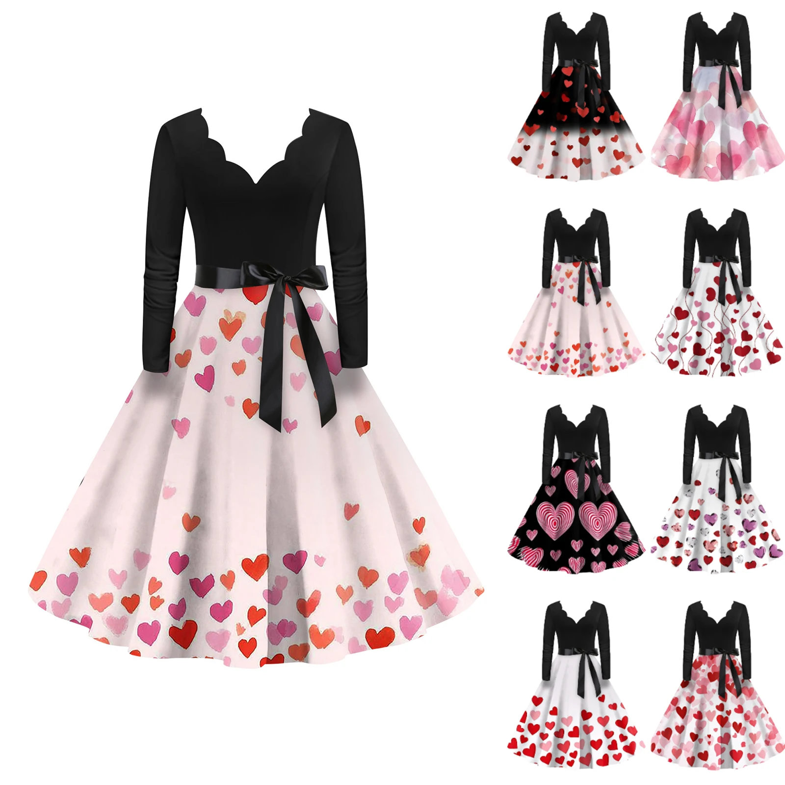 Элегантное женское платье-корсет с длинными рукавами, бретелями-бантиками и принтом в виде сердец, для подружек невесты, на День святого Валентина
Элегантное женское платье-корсет с длинными рукавами, бретелями-бантиками и принтом в виде сердец, для подружек невесты, на День святого Валентина