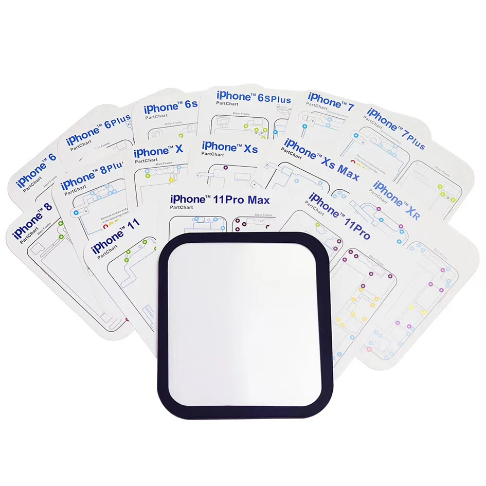 Коврик с магнитными винтами 15 в 1, коврик с винтами с памятью для iPhone 6, 6S 7 8 X XS Max XR, направляющая для ремонта разряда, комплект «все в 1»
Коврик с магнитными винтами 15 в 1, коврик с винтами с памятью для iPhone 6, 6S 7 8 X XS Max XR, направляющая для ремонта разряда, комплект «все в 1»