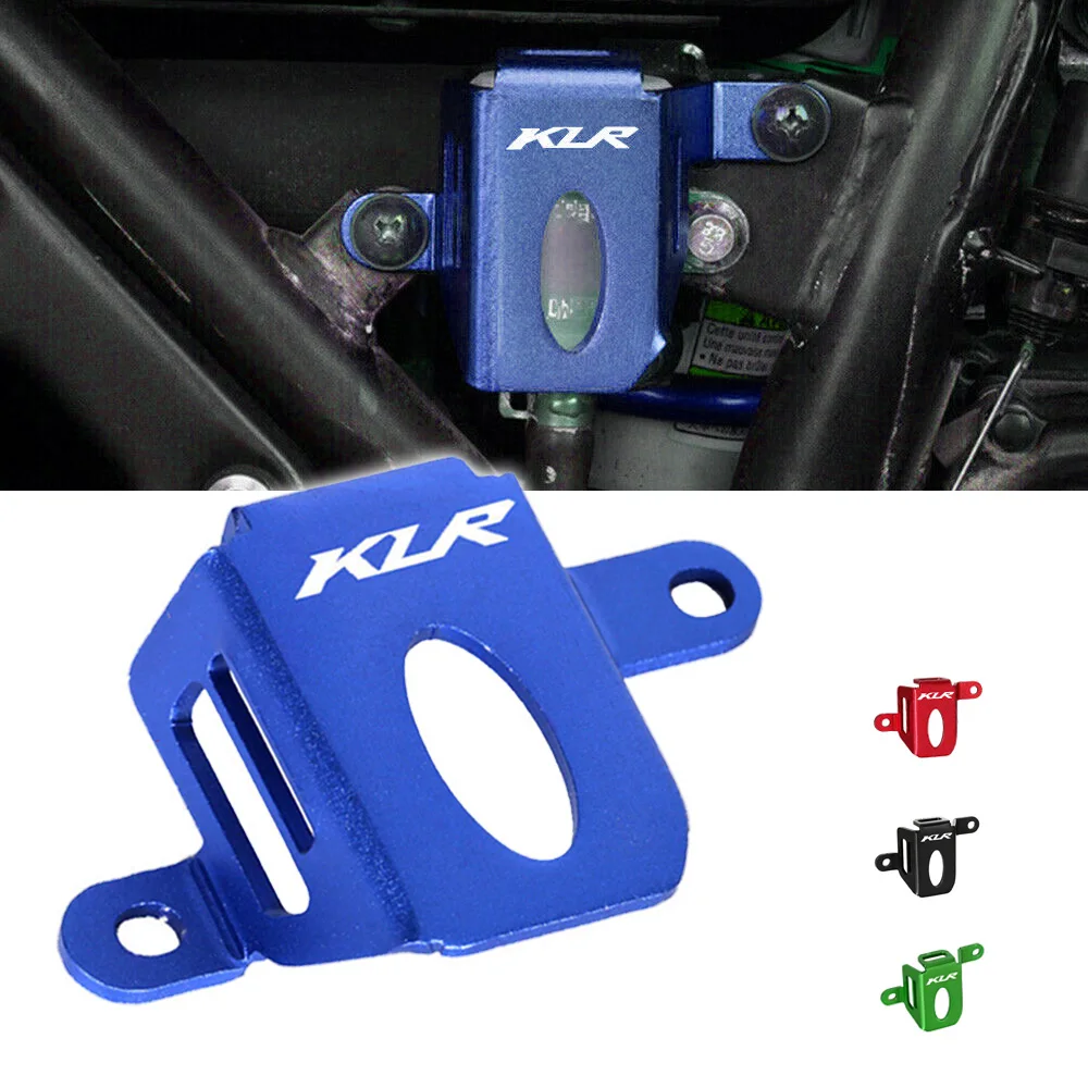 KLR LOGO Rear Brake Fluid Fuel Oil Guard Cap Cover Motorcycle Aluminum Decorative accessories For Kawasaki KLR650 2008-2018
KLR LOGO Rear Brake Fluid Fuel Oil Guard Cap Cover Motorcycle Aluminum Decorative accessories For Kawasaki KLR650 2008-2018
