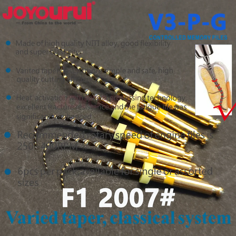 Dental Super Blue/Gold/Silver Files Endo Rotary Files Endodontic Niti Files 25MM Nickel Titainium Instrument SX-F3 Dentistry S1
Dental Super Blue/Gold/Silver Files Endo Rotary Files Endodontic Niti Files 25MM Nickel Titainium Instrument SX-F3 Dentistry S1