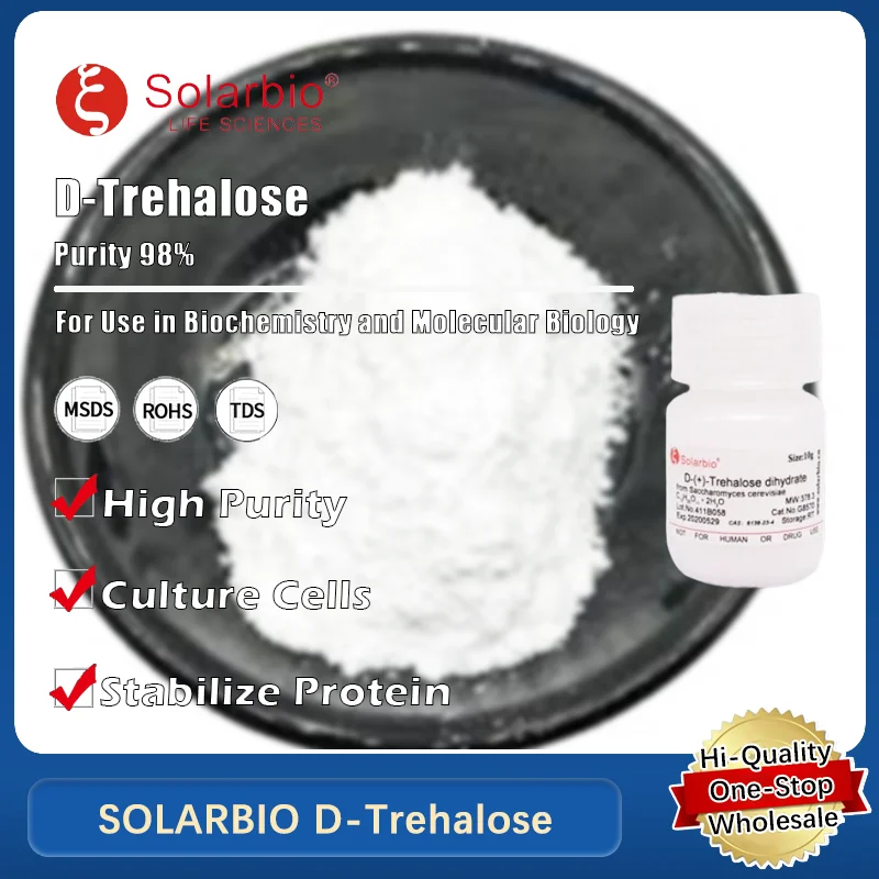 SOLARBIO D-Trehalose for Laboratory and Biochemical Research Applications Original Product
SOLARBIO D-Trehalose for Laboratory and Biochemical Research Applications Original Product