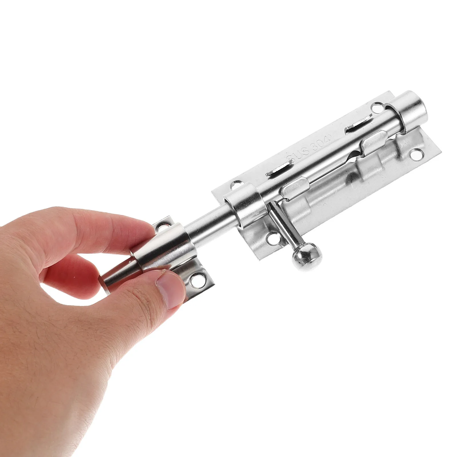 1Set Stainless Steel Slide Bolt Lock Heavy Duty Barrel Bolt Latch with Padlock Hole for Wooden Fence Shed Door Indoor Gate
1Set Stainless Steel Slide Bolt Lock Heavy Duty Barrel Bolt Latch with Padlock Hole for Wooden Fence Shed Door Indoor Gate