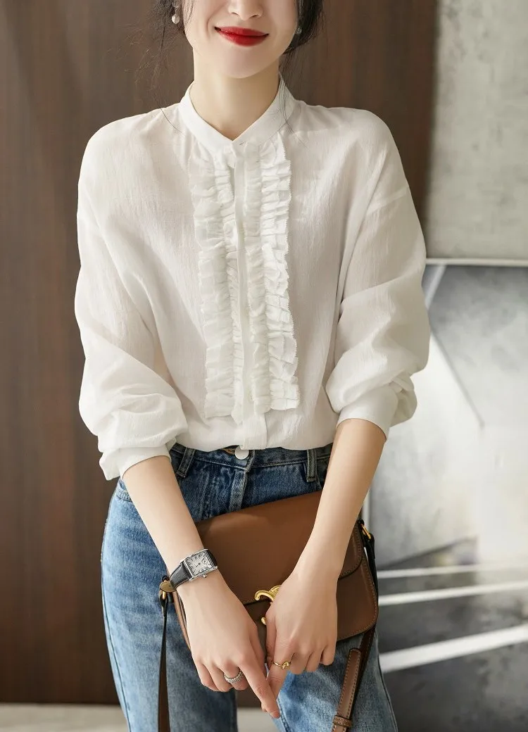 New Autumn 2023 Stereo Early Ruffled Top 0822 
New Autumn 2023 Stereo Early Ruffled Top 0822