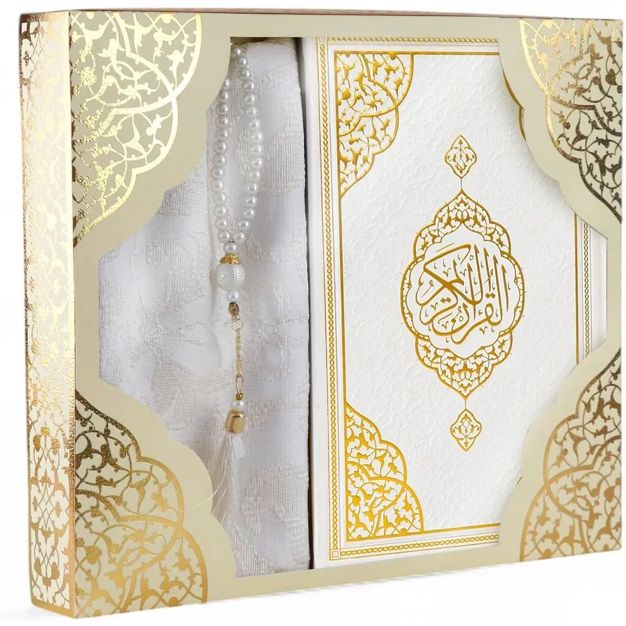 FURKAN Termo Leater Quran ei Молитвенный коврик и молитвенные уши Belg Gift бык - Кремовый
FURKAN Termo Leater Quran ei Молитвенный коврик и молитвенные уши Belg Gift бык - Кремовый