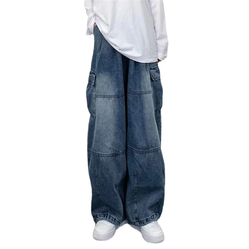 Big Pockets Baggy Jeans Perfect For Street Style New Condition Regular Length Solid Color Pattern Comfortable Fit
Big Pockets Baggy Jeans Perfect For Street Style New Condition Regular Length Solid Color Pattern Comfortable Fit