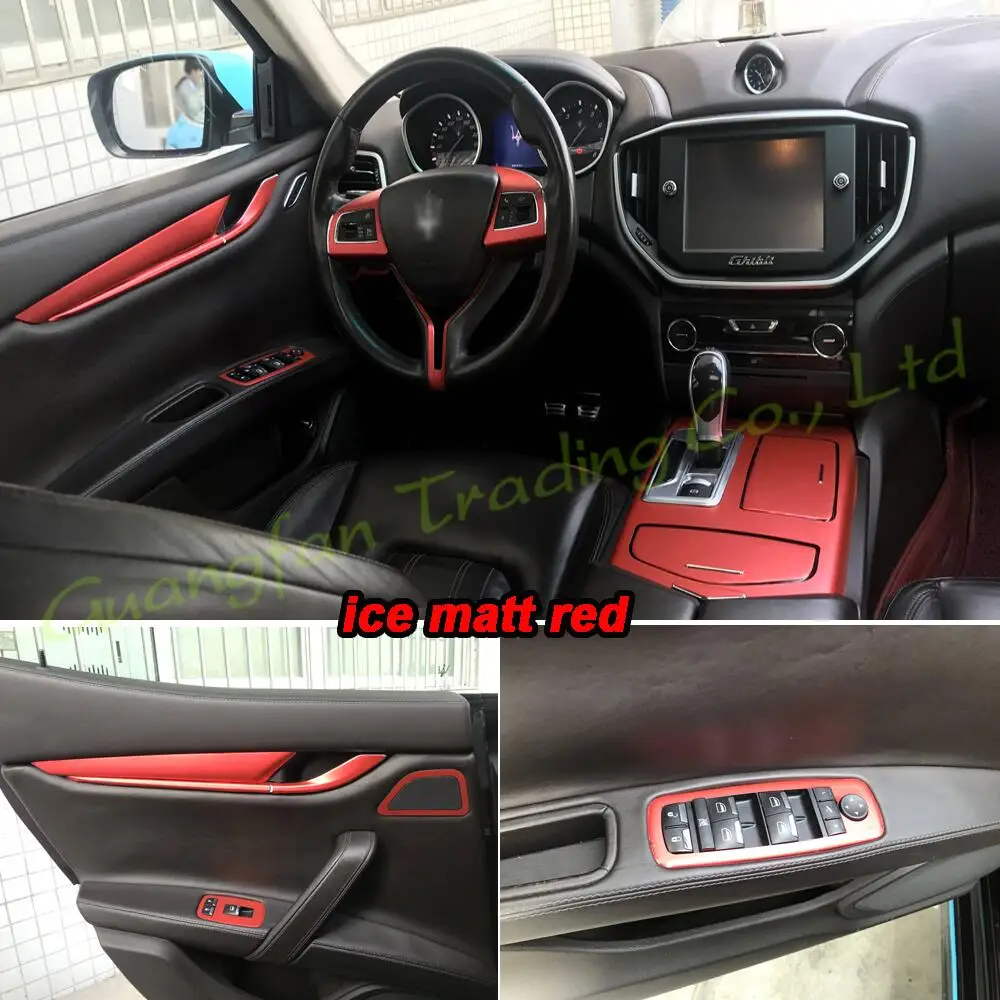 For Maserati Ghibli 2014-2021 Interior Central Control Panel Door Handle 5D Carbon Fiber Stickers Decals Car styling Accessorie
For Maserati Ghibli 2014-2021 Interior Central Control Panel Door Handle 5D Carbon Fiber Stickers Decals Car styling Accessorie
