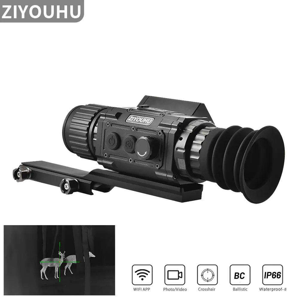 TK256LRF Thermal Imaging Scope 256*192 25mm Thermal Monocular for Hunting BC Calculate Crosshair Sighting Adjust Thermal Scope
TK256LRF Thermal Imaging Scope 256*192 25mm Thermal Monocular for Hunting BC Calculate Crosshair Sighting Adjust Thermal Scope