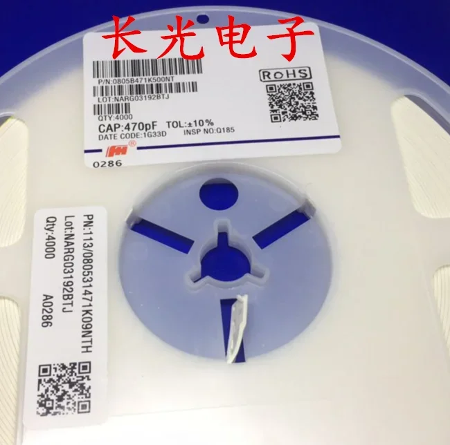2025.4 0805 Chip Capacitor 470pF Capacitor 471K ±10% 50V Ceramic Capacitor 4000 PCs/panel.
2025.4 0805 Chip Capacitor 470pF Capacitor 471K ±10% 50V Ceramic Capacitor 4000 PCs/panel.
