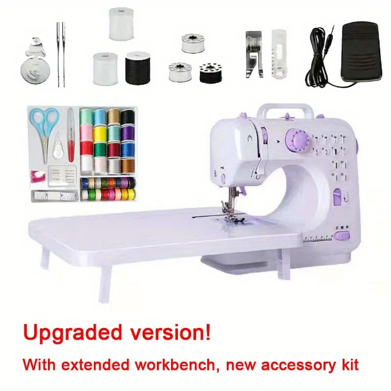 Electric Sewing Machine - Versatile Household Sewing Machine with 12 Stitch Patterns, Adjustable Speed, Covering and Repair Capa
Electric Sewing Machine - Versatile Household Sewing Machine with 12 Stitch Patterns, Adjustable Speed, Covering and Repair Capa