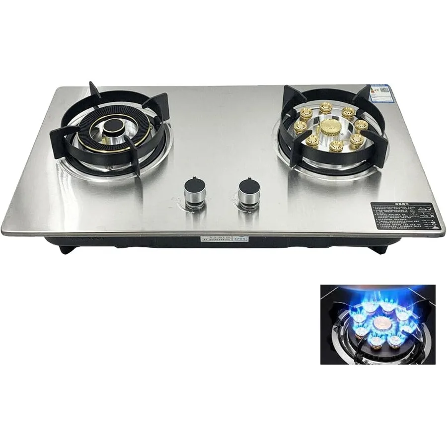 28 Built-in Gas Cooktops 2 Burner Natural Gas Cooker Stainless Steel Gas Stove with Dual Burner Gas Hob Easy to Clean
28 Built-in Gas Cooktops 2 Burner Natural Gas Cooker Stainless Steel Gas Stove with Dual Burner Gas Hob Easy to Clean