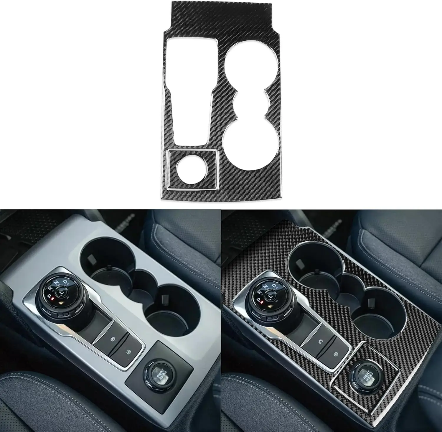 Carbon Fiber Compatible For Ford Bronco Sport 21-24 Car Center Console Gear Shift Panel Cover Interior Trim Accessories
Carbon Fiber Compatible For Ford Bronco Sport 21-24 Car Center Console Gear Shift Panel Cover Interior Trim Accessories
