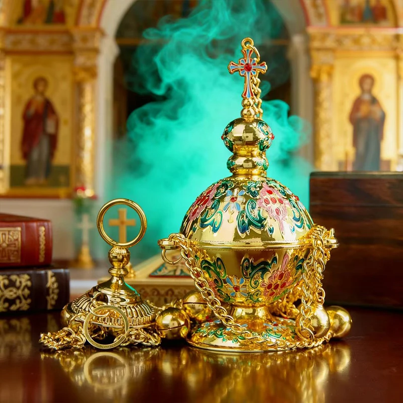 New 2026 Orthodox Incense Burner and Wall Hook Set Religion Gift & Decor Church Incense Burner Supplier Home Censer Decoration
New 2026 Orthodox Incense Burner and Wall Hook Set Religion Gift & Decor Church Incense Burner Supplier Home Censer Decoration