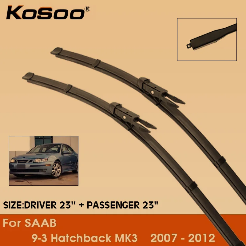Car Wiper Blade For SAAB 9-3 Hatchback MK3 2007-2012 Windshield Rubber Refill Front Window Wiper 23"+23" Accessories
Car Wiper Blade For SAAB 9-3 Hatchback MK3 2007-2012 Windshield Rubber Refill Front Window Wiper 23"+23" Accessories