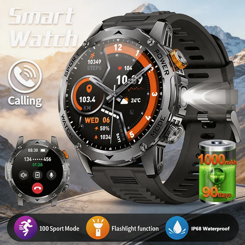 New LIGE 1000mAh Large Battery Smart Watch 1.7inch Large Screen Bluetooth Call IP68 Waterproof Outdoor Sports Smartwatch For Men
New LIGE 1000mAh Large Battery Smart Watch 1.7inch Large Screen Bluetooth Call IP68 Waterproof Outdoor Sports Smartwatch For Men