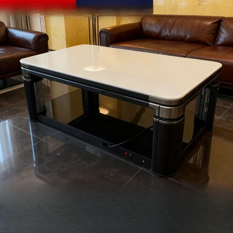 Household energy-saving lifting electric heating table Intelligent quick heating coffee table Living room rectangle
Household energy-saving lifting electric heating table Intelligent quick heating coffee table Living room rectangle