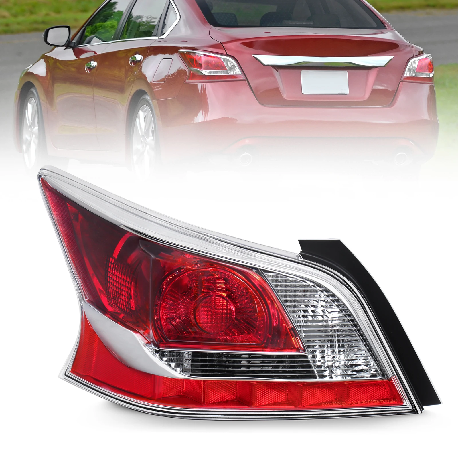 Фонарь задний левый (со стороны водителя) для Nissan Altima 2013-2015, 4-дверный, галогенный
Фонарь задний левый (со стороны водителя) для Nissan Altima 2013-2015, 4-дверный, галогенный