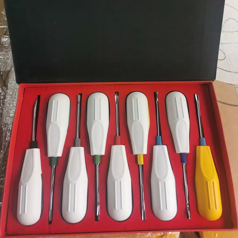 9pcs Dental Stainless Steel Surgical Tooth Extraction Forceps Set Minimally Invasive Root Tip Elevator Tools
9pcs Dental Stainless Steel Surgical Tooth Extraction Forceps Set Minimally Invasive Root Tip Elevator Tools