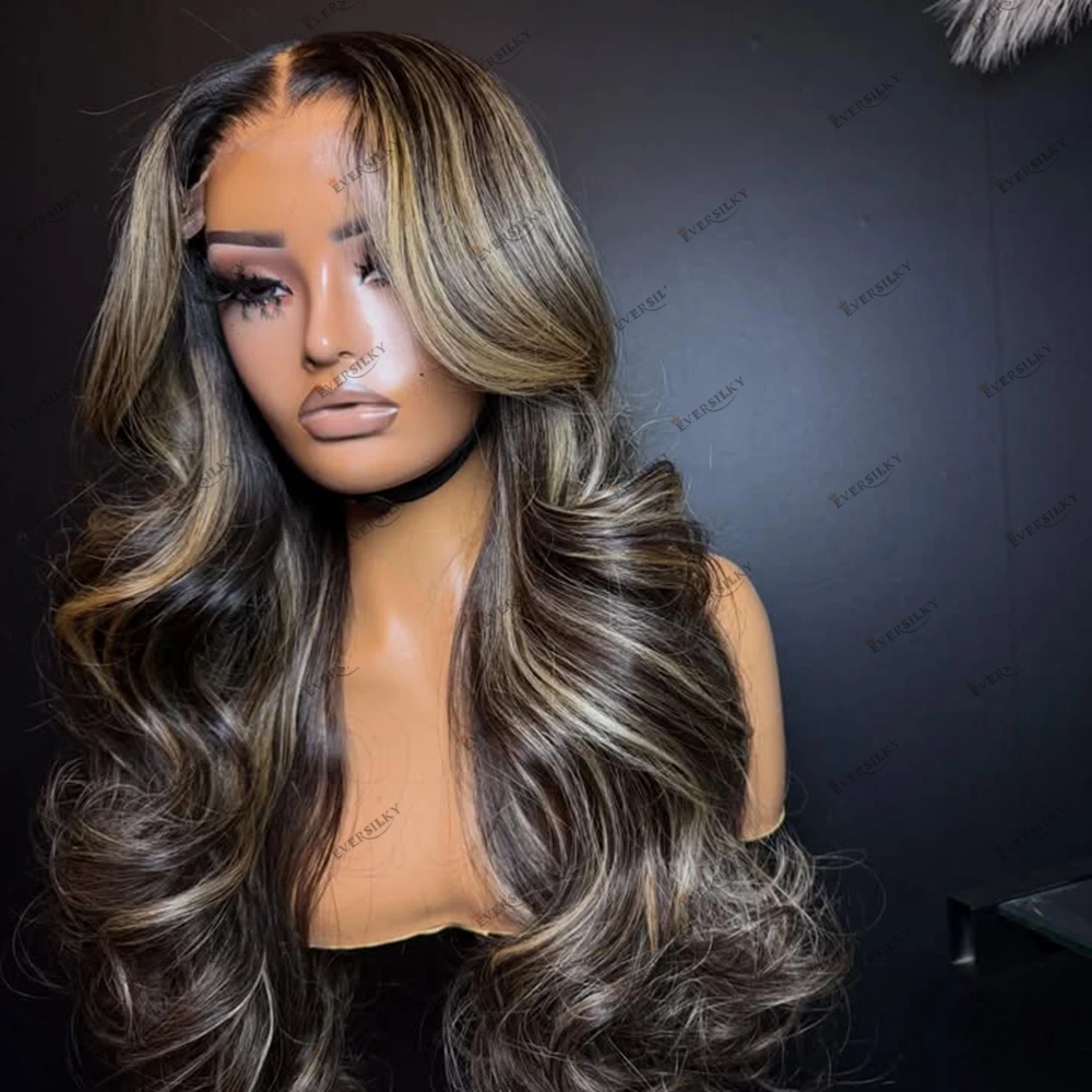Dark Cool Blonde Highlight Human Hair Full Lace Wigs for Black Women Indian Remy Hair Glueless 5x5 HD Lace Closure Wigs 13x6Lace
Dark Cool Blonde Highlight Human Hair Full Lace Wigs for Black Women Indian Remy Hair Glueless 5x5 HD Lace Closure Wigs 13x6Lace