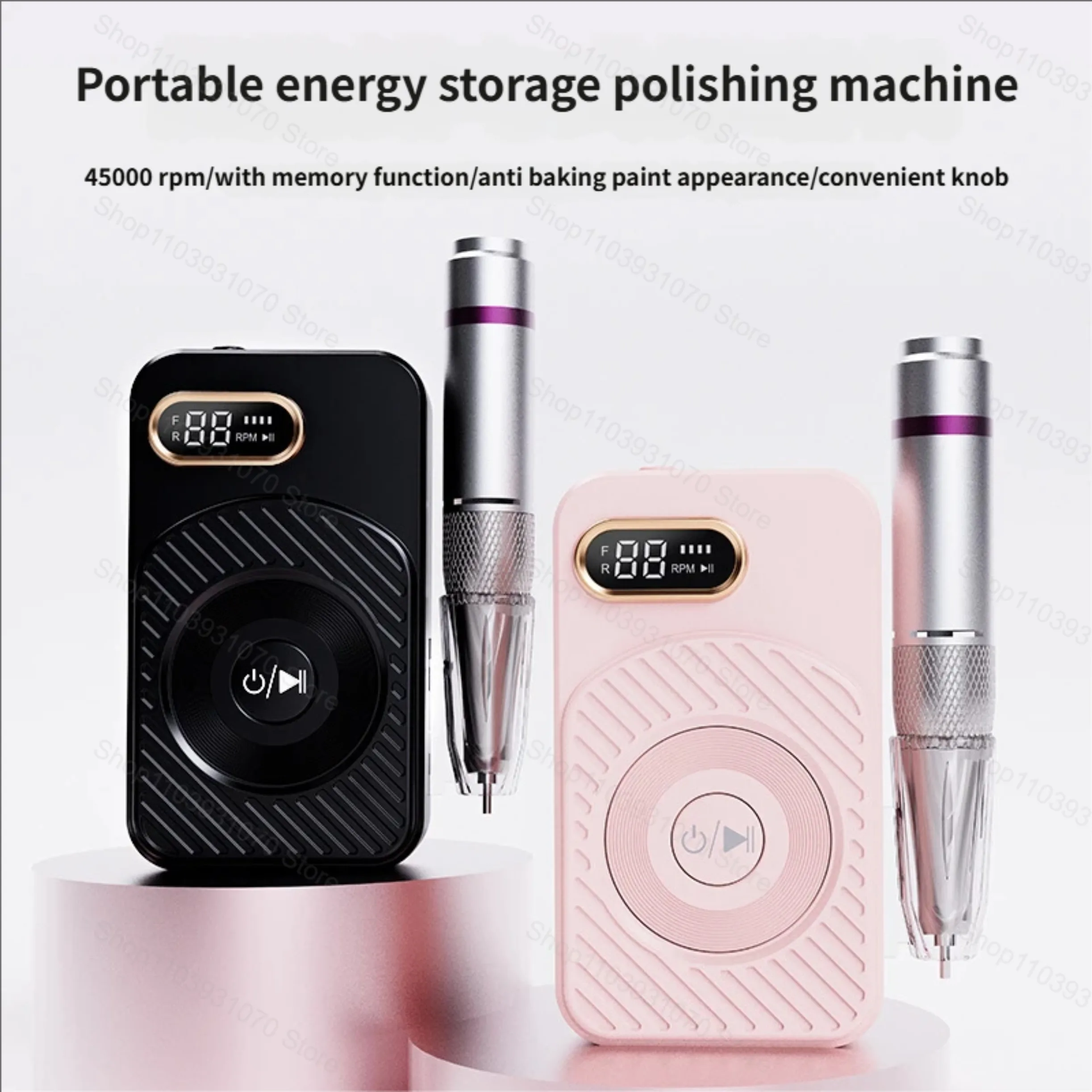 45000RPM Rechargeable Electric Nail Drill Machine For Nail Art Equipment Manicure Pedicure Portable Nail Tool With LCD Display
45000RPM Rechargeable Electric Nail Drill Machine For Nail Art Equipment Manicure Pedicure Portable Nail Tool With LCD Display