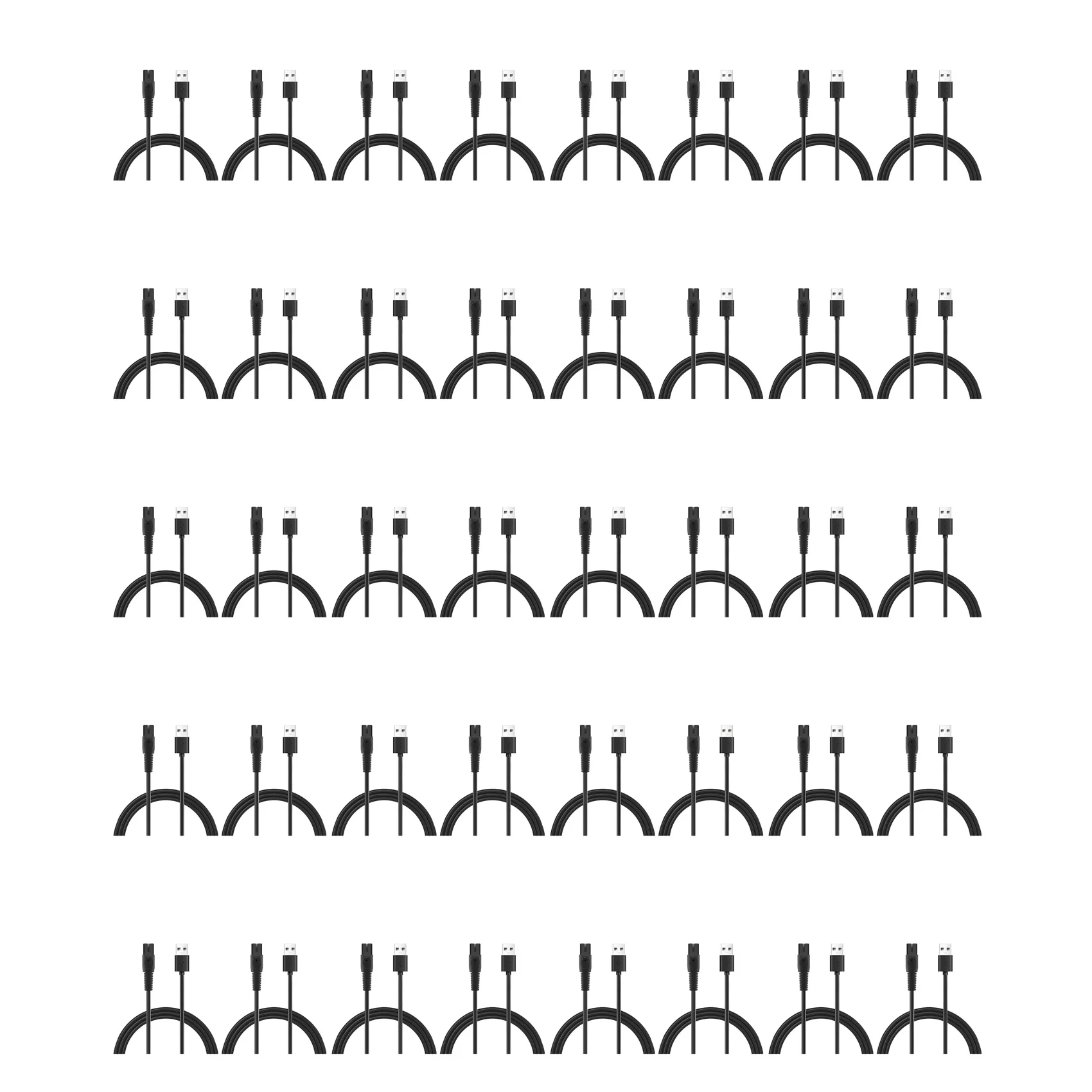 40Pcs 5V 1A USB Shaver Cord For QP2724 QP2834 QP1924 MG9520 Electric Shaver Trimmer Cable-A68E
40Pcs 5V 1A USB Shaver Cord For QP2724 QP2834 QP1924 MG9520 Electric Shaver Trimmer Cable-A68E