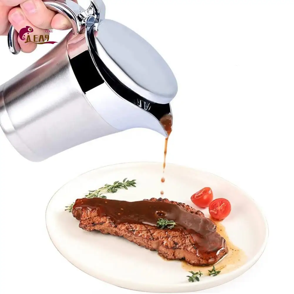 AEA9-Gravy Boat Porcelain Stainless Steel Sauce Jug Thermal Milk Jug With Lid Sauce Jug Gravy Boat With Handle Sauce Jug
AEA9-Gravy Boat Porcelain Stainless Steel Sauce Jug Thermal Milk Jug With Lid Sauce Jug Gravy Boat With Handle Sauce Jug