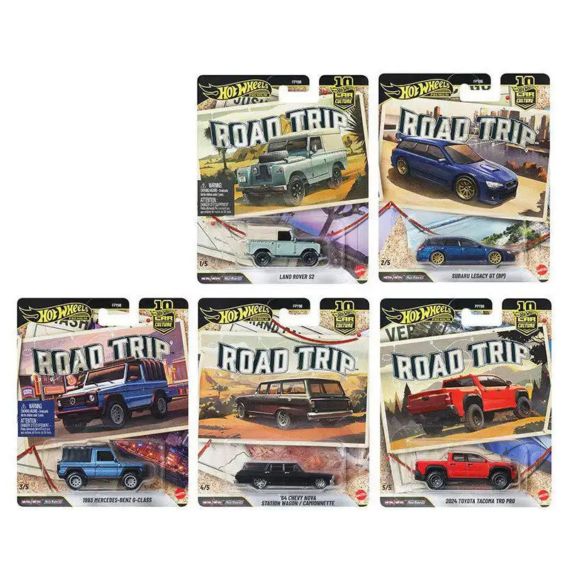 Original Hot Wheels Premium Car Culture Road Trip Toy 1/64 Diecast Subaru Legacy Gtmercedes Benz Toyota Chevy Model Vehicle Gift
Original Hot Wheels Premium Car Culture Road Trip Toy 1/64 Diecast Subaru Legacy Gtmercedes Benz Toyota Chevy Model Vehicle Gift