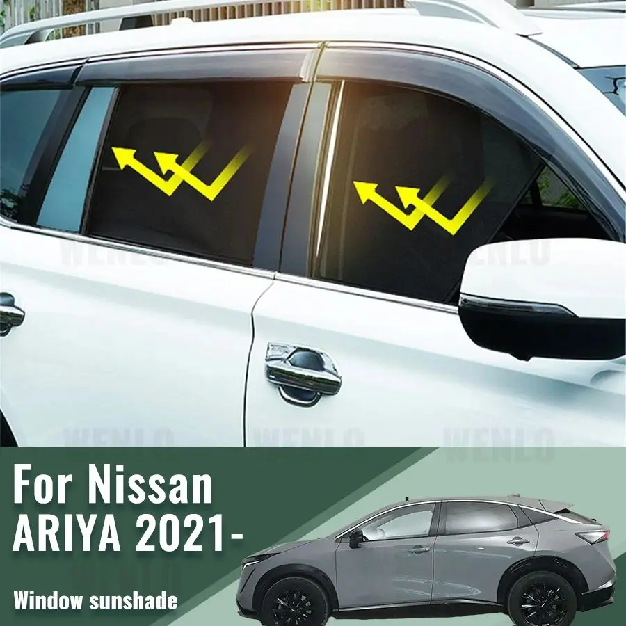 For Nissan ARIYA 2021-2024 2025 Car Sunshade Shield Magnetic Front Windshield Frame Curtain Rear Side Window Sun Shades Visor
For Nissan ARIYA 2021-2024 2025 Car Sunshade Shield Magnetic Front Windshield Frame Curtain Rear Side Window Sun Shades Visor