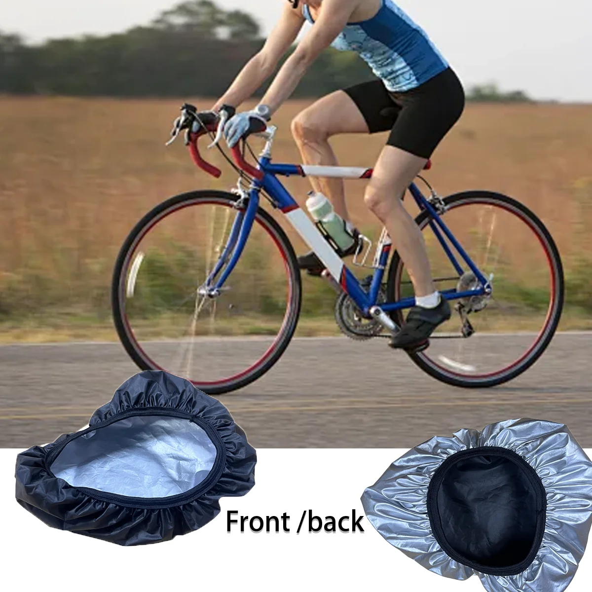 1Pcs Practical Waterproof Bicycle Seat Rain Cover Durable PVC UV Protection Fits Most Saddles, Outdoor Waterproof Cover
1Pcs Practical Waterproof Bicycle Seat Rain Cover Durable PVC UV Protection Fits Most Saddles, Outdoor Waterproof Cover