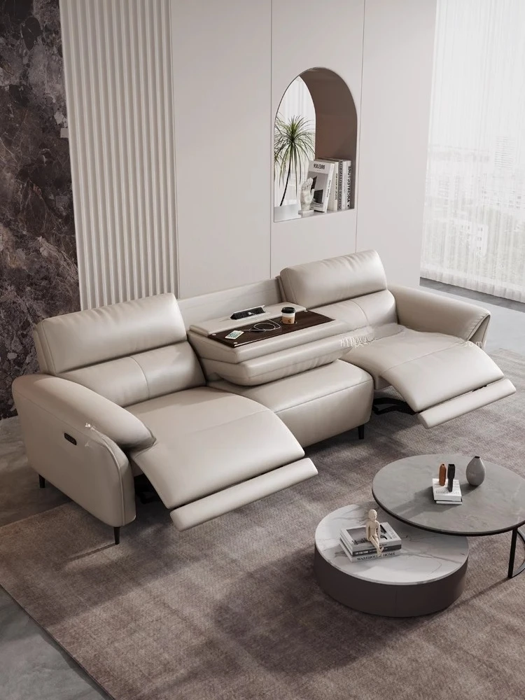 Italian high-footed zero against the wall first-class space electric sofa function cabin living room home theater leather
Italian high-footed zero against the wall first-class space electric sofa function cabin living room home theater leather