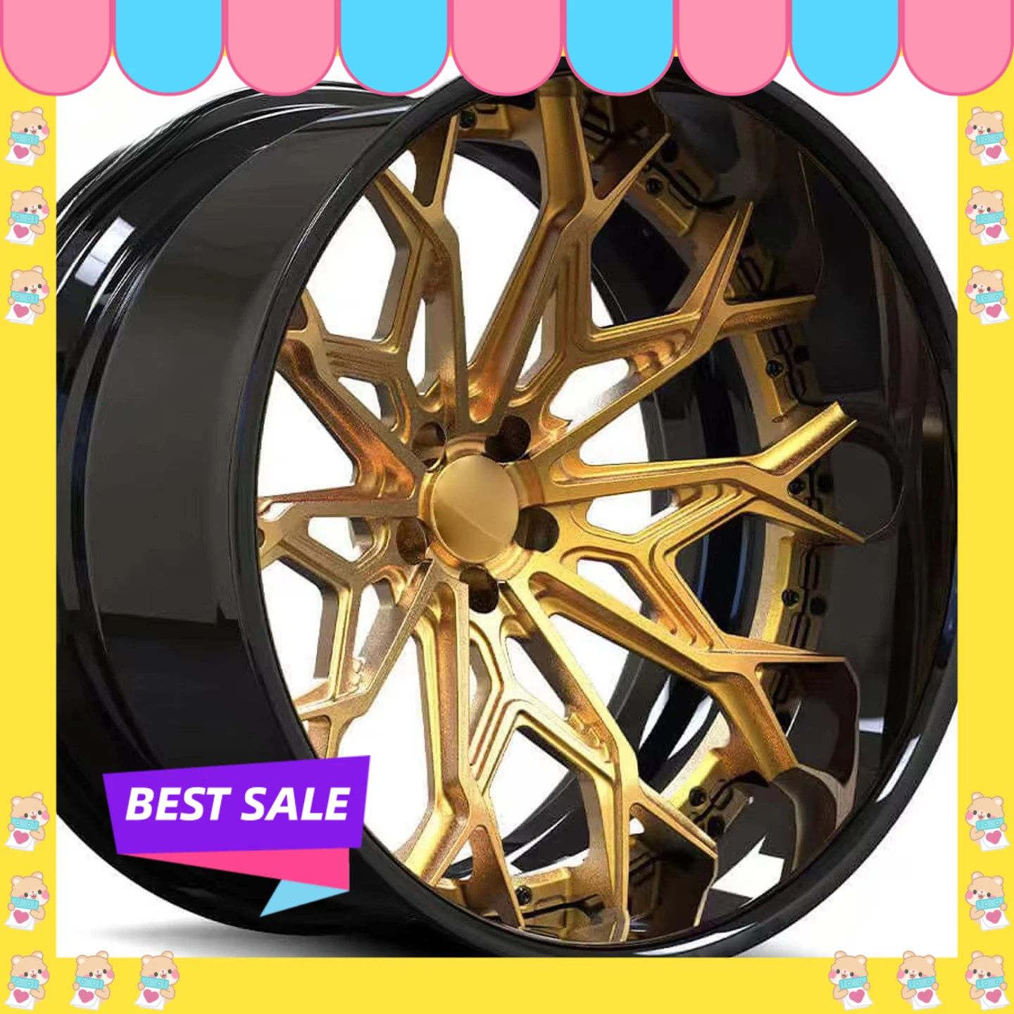 Hot-selling 2-Piece Car Wheels 18 19 20 21 22 23 24 Inch Black Gold Plated Concave Aluminum Alloy Forged Rims
Hot-selling 2-Piece Car Wheels 18 19 20 21 22 23 24 Inch Black Gold Plated Concave Aluminum Alloy Forged Rims