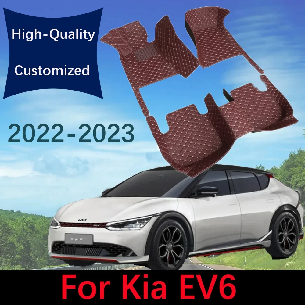 High-Quality Custom Leather Car Floor Mats For Kia EV6 CV 2022 2023 Automobile Carpet Rugs Auto Foot Pads Interior Accessories
High-Quality Custom Leather Car Floor Mats For Kia EV6 CV 2022 2023 Automobile Carpet Rugs Auto Foot Pads Interior Accessories