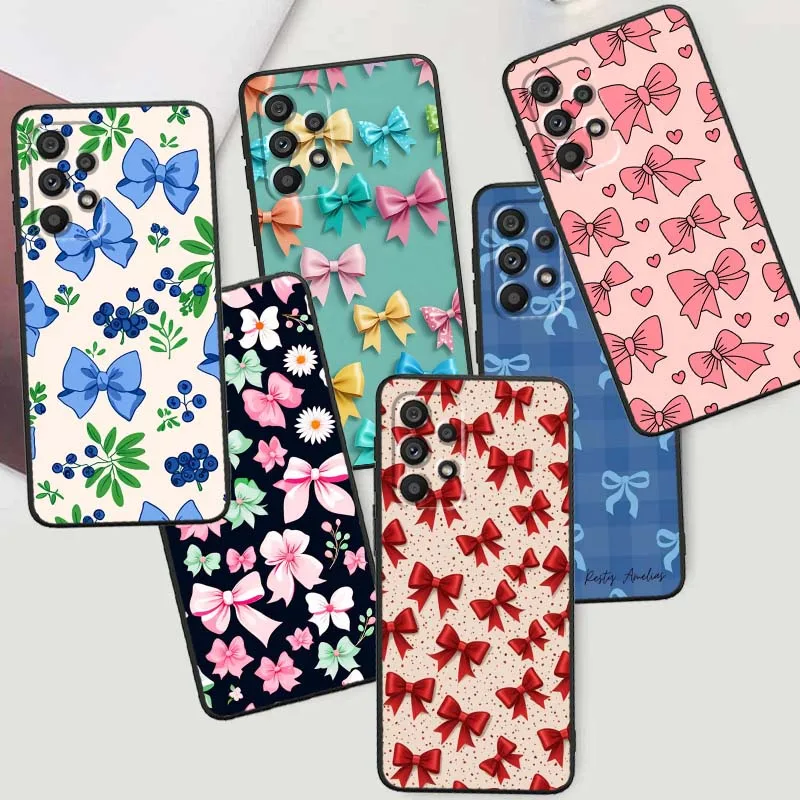 Bow design pattern Cover For Samsung A73 A72 A71 A55 A54 A53 A52 A51 A13 A22 A16 A15 A12 A14 A26 A07 5G Black
Bow design pattern Cover For Samsung A73 A72 A71 A55 A54 A53 A52 A51 A13 A22 A16 A15 A12 A14 A26 A07 5G Black