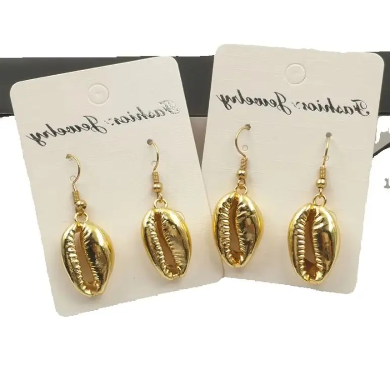 WT-E164 Special Lovely Cowrie Shell 18k Gold Plated Hook Earring For Women Holiday Beach Jewelry Accessory
WT-E164 Special Lovely Cowrie Shell 18k Gold Plated Hook Earring For Women Holiday Beach Jewelry Accessory
