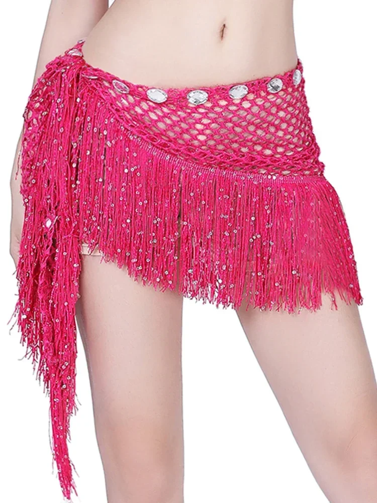 Women Dance Hip Scarf Sequin Tassel Girl Belly Dance Belt Diamond Mesh Waist Skirt Wrap Bling Practice Dancing Costumes
Women Dance Hip Scarf Sequin Tassel Girl Belly Dance Belt Diamond Mesh Waist Skirt Wrap Bling Practice Dancing Costumes