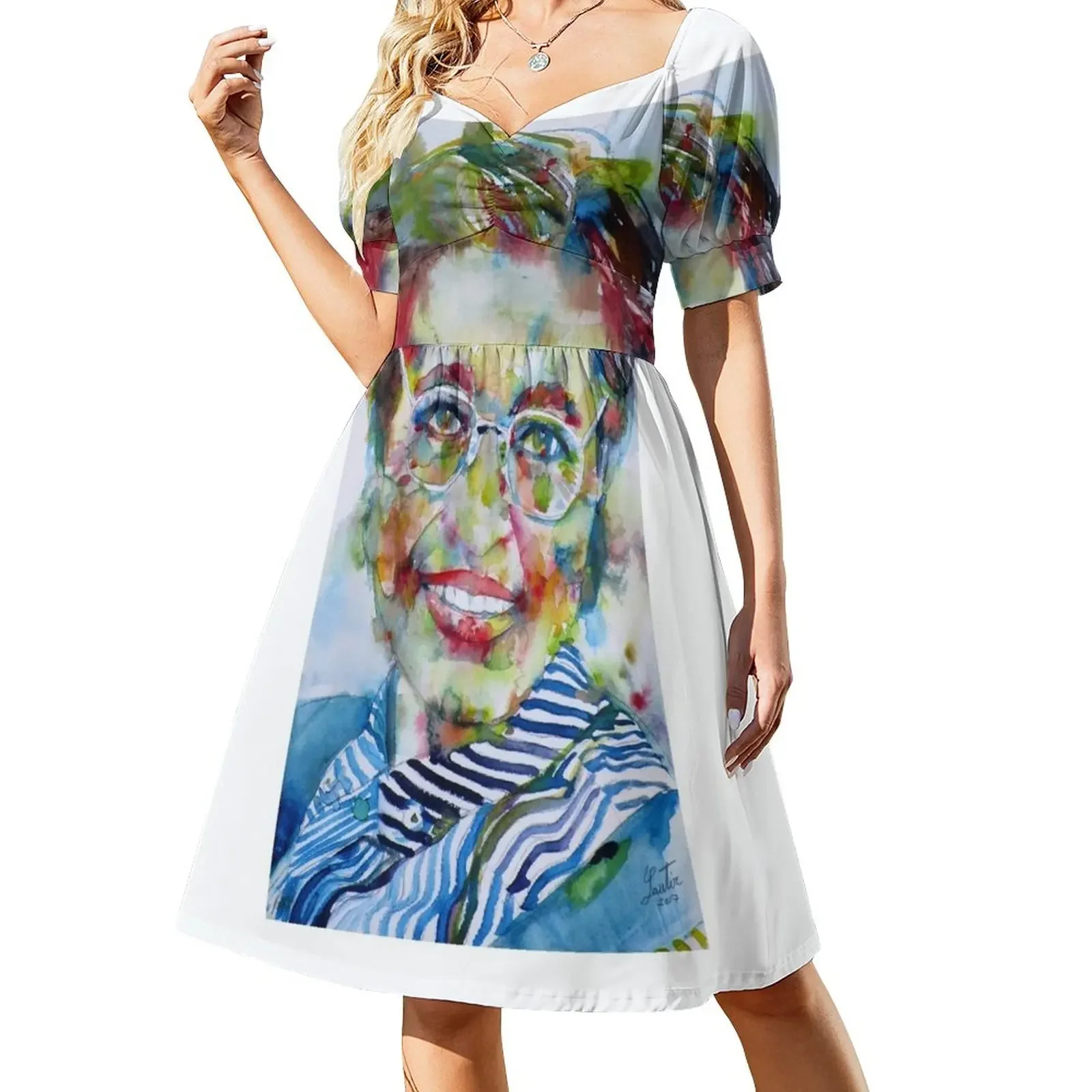 ROSA PARKS - watercolor.2 Short-Sleeved Dress Long dress chic and elegant evening dress long sleeve dresses
ROSA PARKS - watercolor.2 Short-Sleeved Dress Long dress chic and elegant evening dress long sleeve dresses