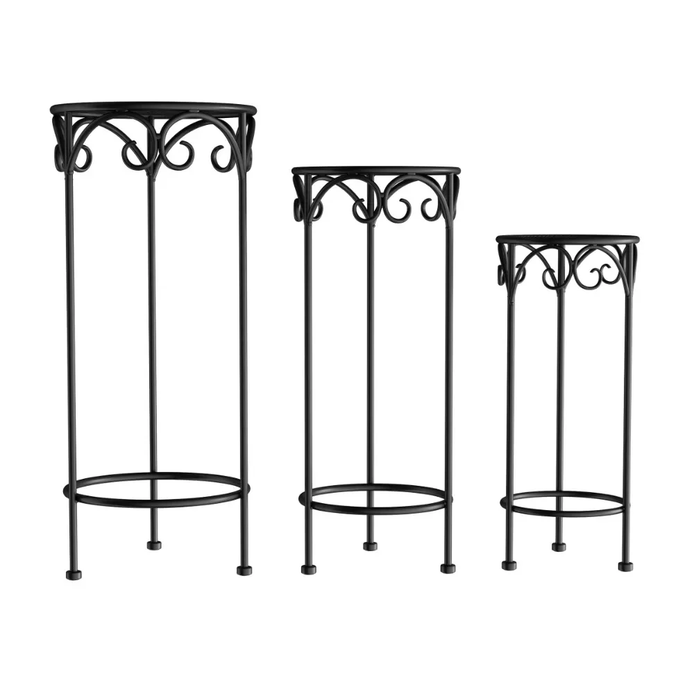 New 2023 Plant Stands– Set of 3 Indoor or Outdoor Plant Display By Pure Garden (Black)
New 2023 Plant Stands– Set of 3 Indoor or Outdoor Plant Display By Pure Garden (Black)