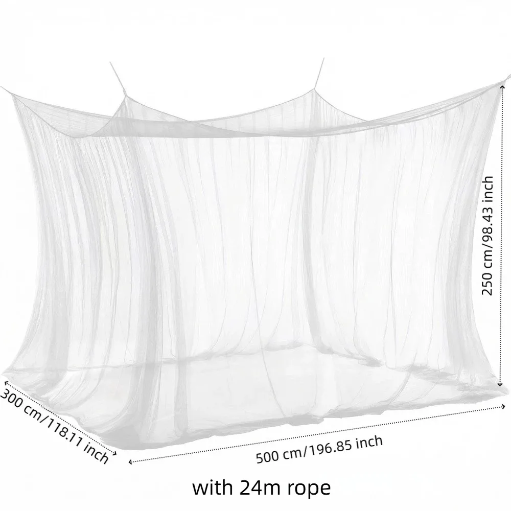 Large Outdoor Mosquito Net Tent Portable Summer Hanging Mosquito Net Shelter Easy Setup Hanging Ropes Insect Proof Tent
Large Outdoor Mosquito Net Tent Portable Summer Hanging Mosquito Net Shelter Easy Setup Hanging Ropes Insect Proof Tent
