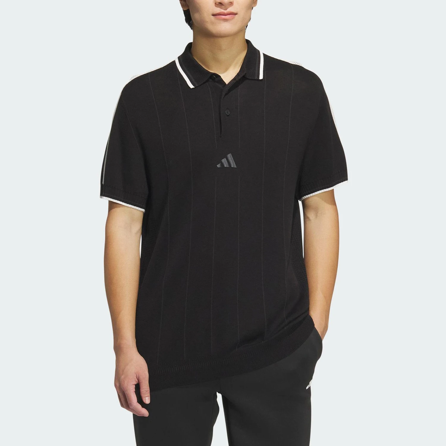 Adidas genuine summer new men's golf knitted polo shirt JG1359
Adidas genuine summer new men's golf knitted polo shirt JG1359