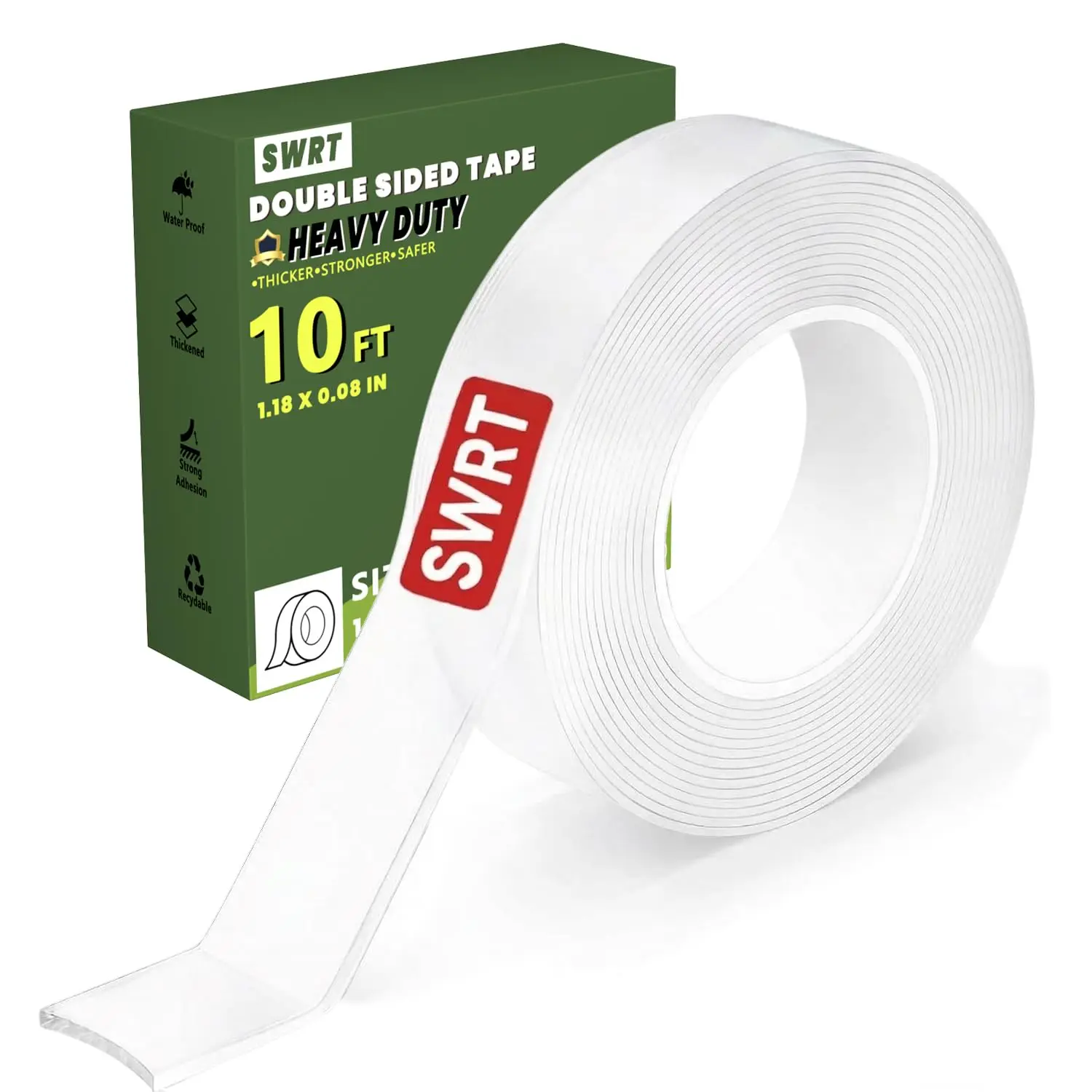 Double Sided Heavy Duty Tape, 1.18x120 Inch Nano Transparent Adhesive Strips for Walls Picture Hanging Posters Carpet Home Decor
Double Sided Heavy Duty Tape, 1.18x120 Inch Nano Transparent Adhesive Strips for Walls Picture Hanging Posters Carpet Home Decor