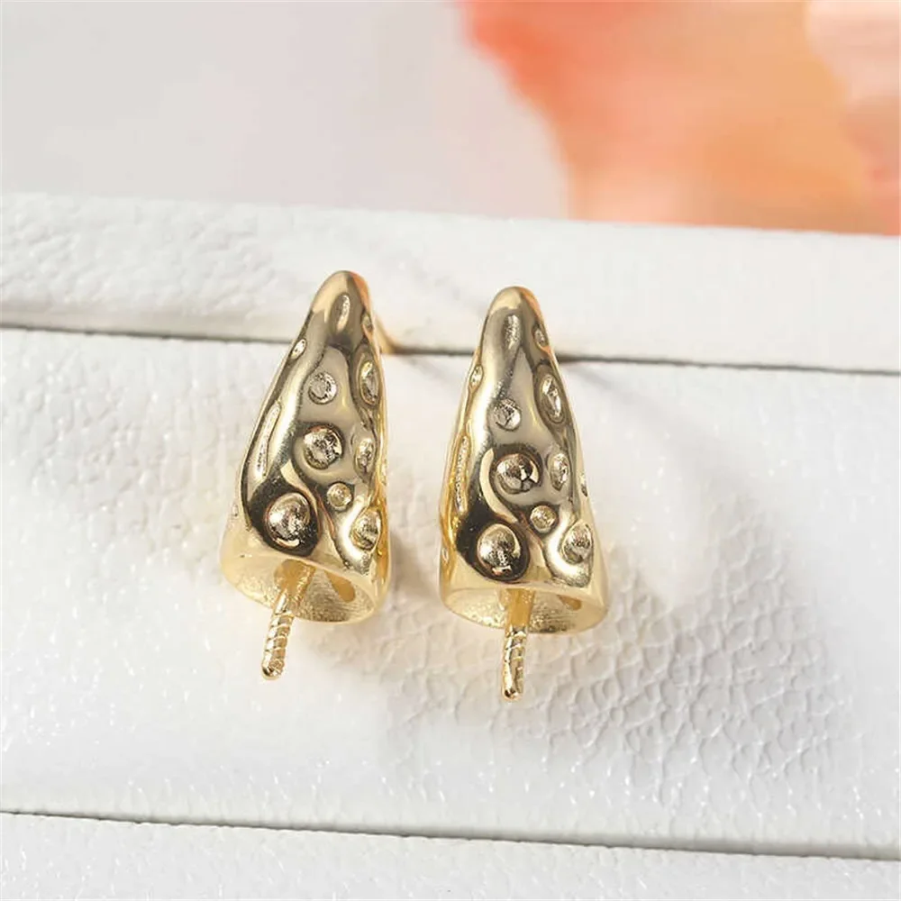 DIY Pearl Accessories New S925 Triangular Irregular Special-shaped Earrings Empty Holder Fashionable Exquisite Sweet Cute
DIY Pearl Accessories New S925 Triangular Irregular Special-shaped Earrings Empty Holder Fashionable Exquisite Sweet Cute